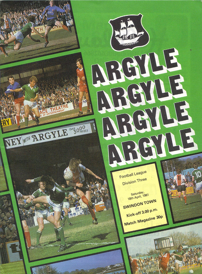 <b>Saturday, April 18, 1981</b><br />vs. Plymouth Argyle (Away)